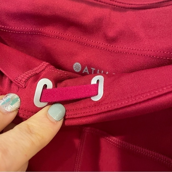 Athleta Run Free 7/8 Rose Verbena Leggings - Picture 7 of 13